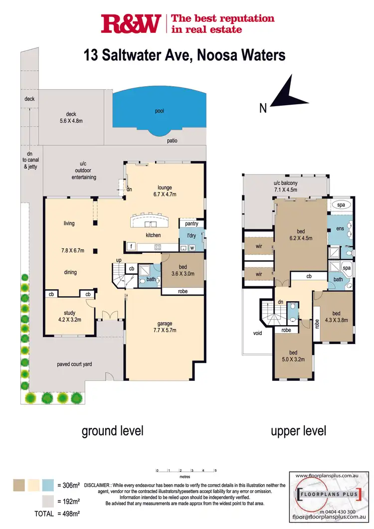 Floorplan of Homely house listing, 13 Saltwater Avenue, Noosa Waters QLD 4566