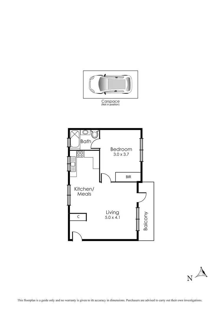 Floorplan of Homely apartment listing, 4/72 Barkly Street, St Kilda VIC 3182