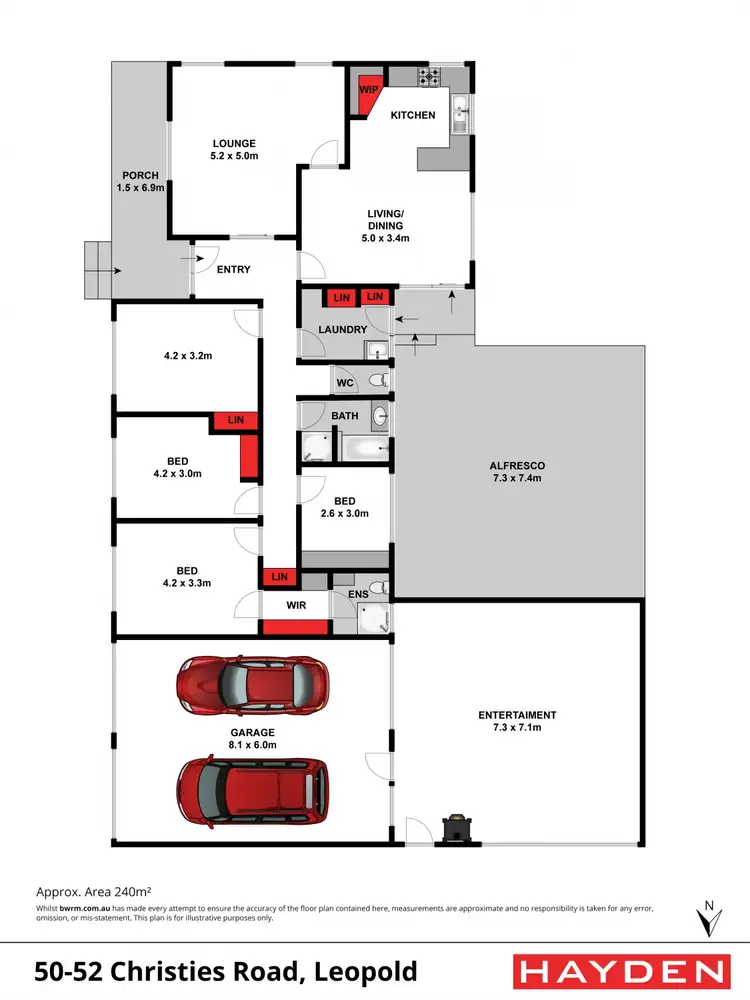 Floorplan of Homely house listing, 50-52 Christies Road, Leopold VIC 3224