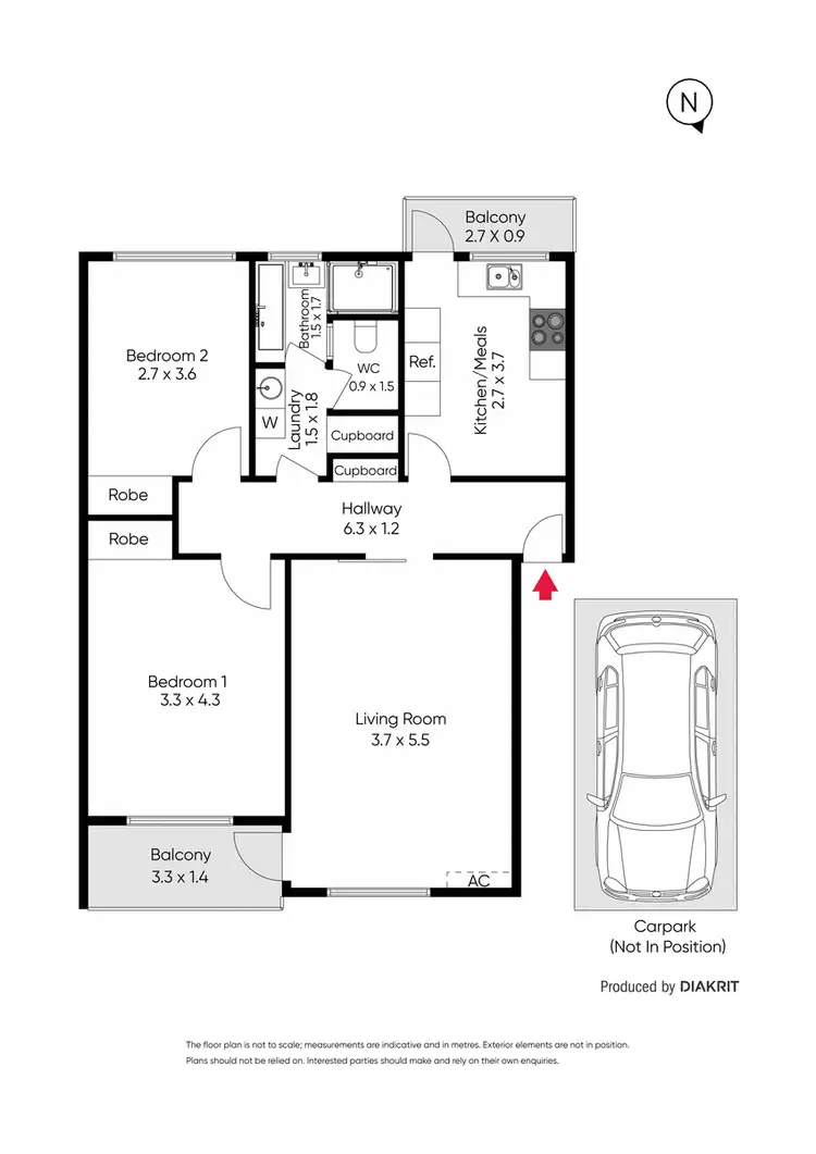 Floorplan of Homely apartment listing, 11/50a Wattletree Road, Armadale VIC 3143