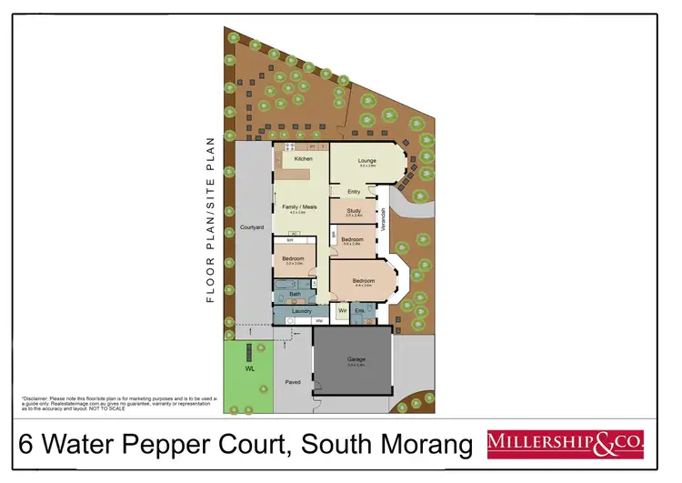 Floorplan of Homely house listing, 6 Water Pepper Court, South Morang VIC 3752