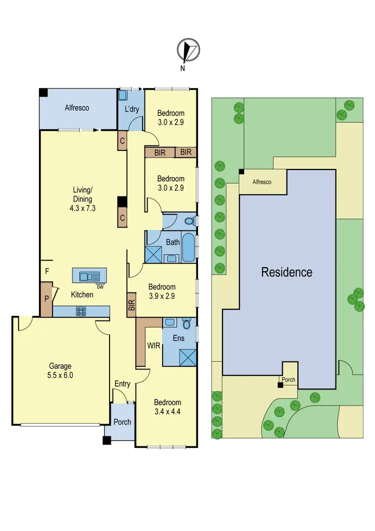 Floorplan of Homely house listing, 15 Owl Road, Doreen VIC 3754