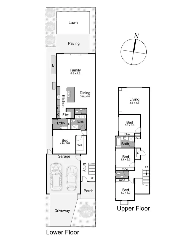 Floorplan of Homely townhouse listing, 21 Carnoustie Grove, Mornington VIC 3931
