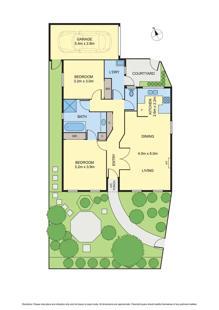 Floorplan of Homely townhouse listing, 1/209 Verner Street, East Geelong VIC 3219