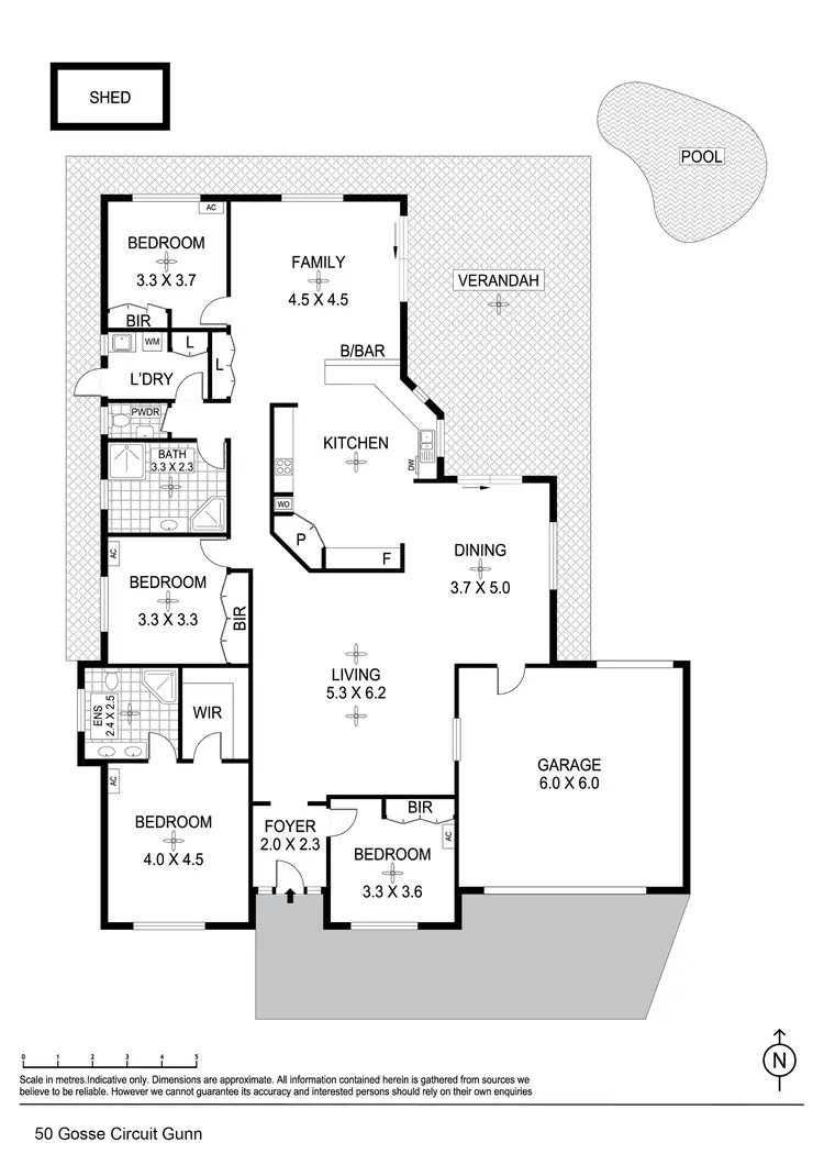 Floorplan of Homely house listing, 50 Gosse Circuit, Gunn NT 832