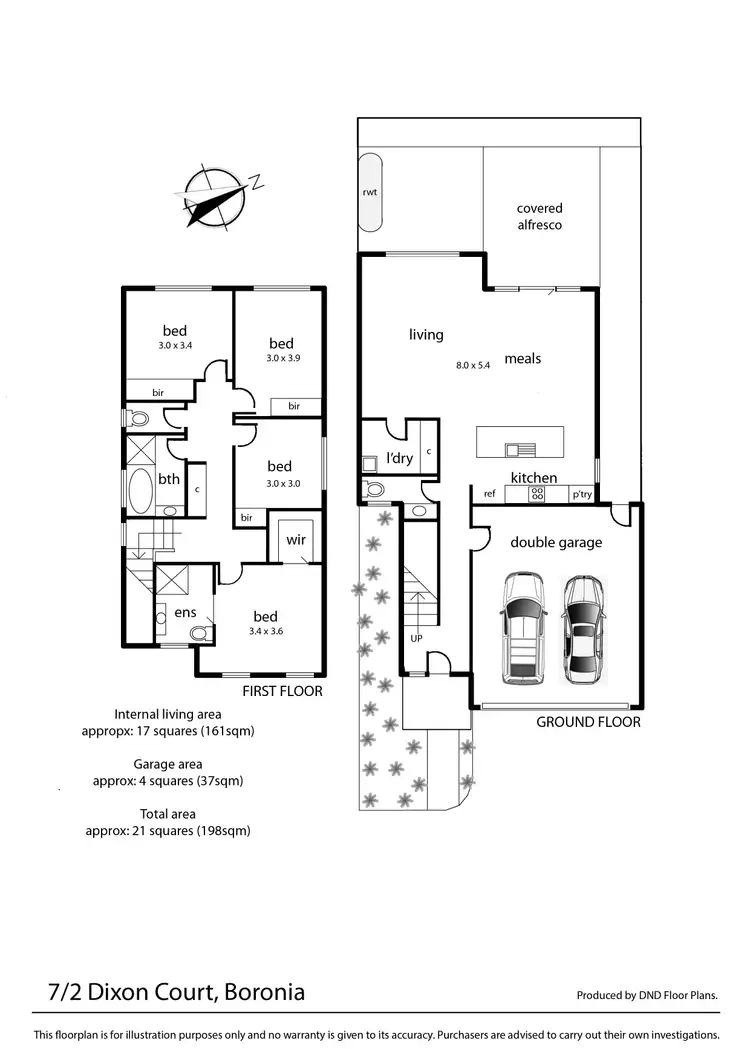Floorplan of Homely house listing, 7/2 Dixon Court, Boronia VIC 3155
