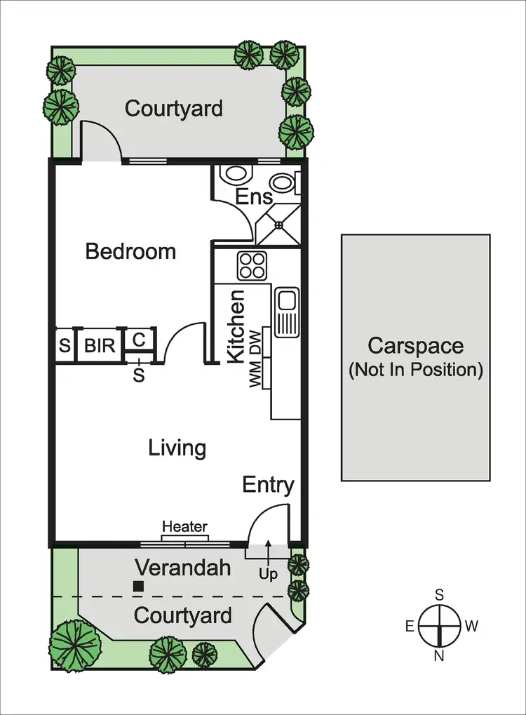 Floorplan of Homely apartment listing, 4/5 Shirley Grove, St Kilda East VIC 3183