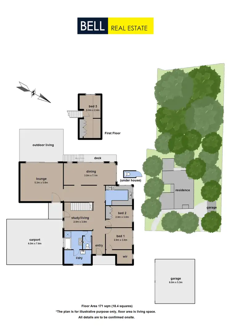 Floorplan of Homely house listing, 7 Breen Terrace, Ferny Creek VIC 3786
