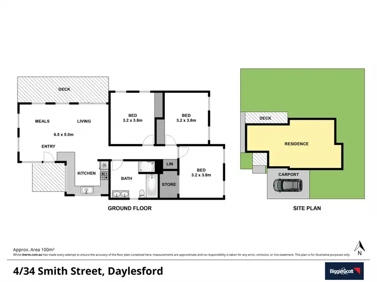 Floorplan of Homely house listing, 4/34 Smith Street, Daylesford VIC 3460