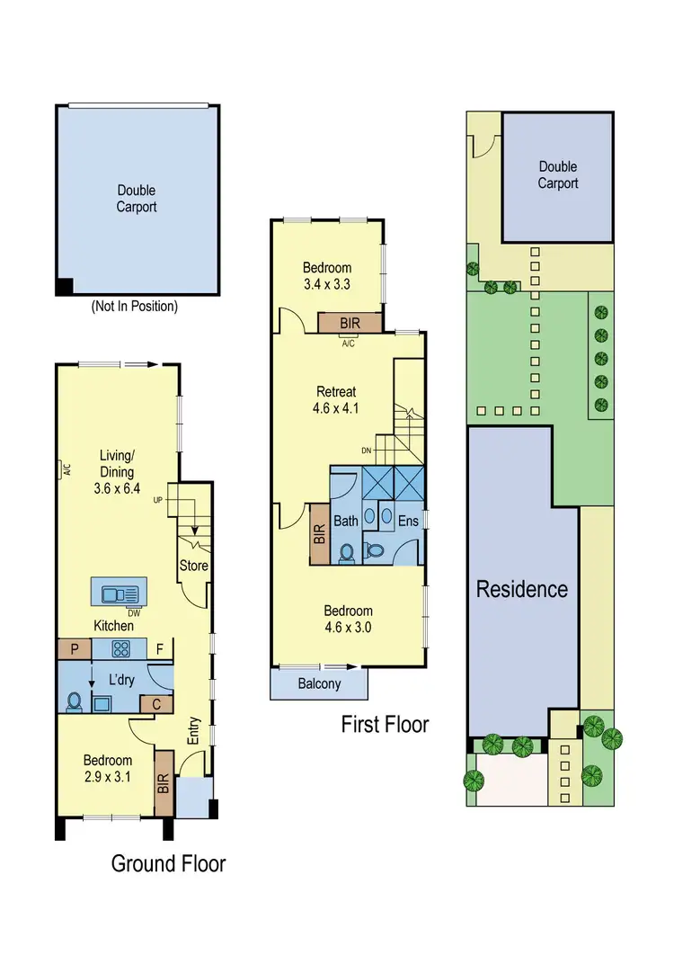 Floorplan of Homely townhouse listing, 17 Courthouse Walk, Doreen VIC 3754