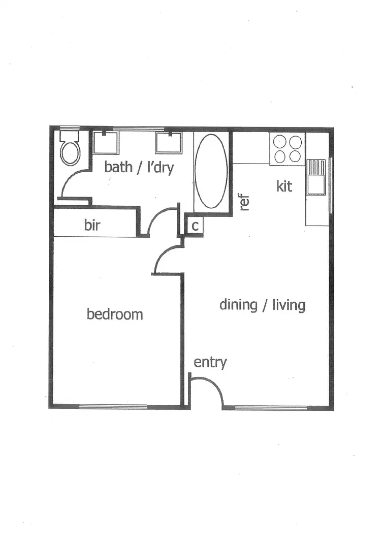 Floorplan of Homely apartment listing, 14/36 Woornack Road, Carnegie VIC 3163