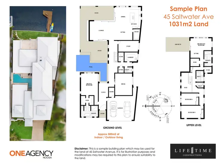 Floorplan of Homely house listing, 45 Saltwater Avenue, Noosa Waters QLD 4566