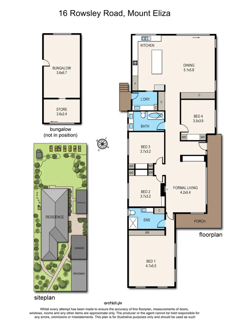 Floorplan of Homely house listing, 16 Rowsley Road, Mount Eliza VIC 3930