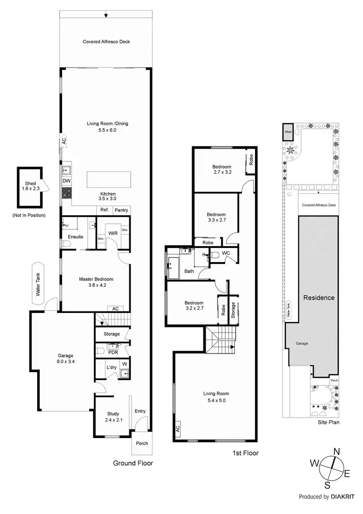 Floorplan of Homely townhouse listing, 51A Field Avenue, Edithvale VIC 3196
