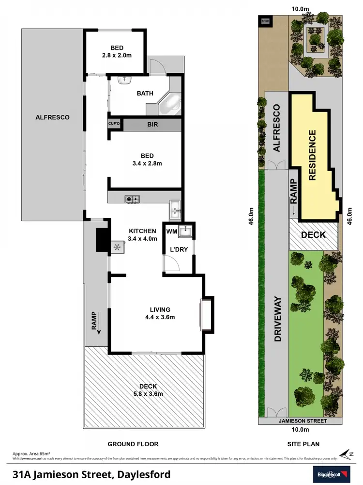 Floorplan of Homely house listing, 31A Jamieson Street, Daylesford VIC 3460