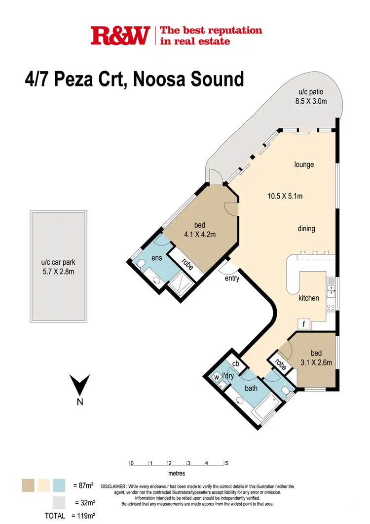 Floorplan of Homely apartment listing, 4/7 Peza Court, Noosa Heads QLD 4567