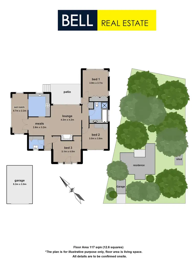 Floorplan of Homely house listing, 11 Falls Road, Kalorama VIC 3766