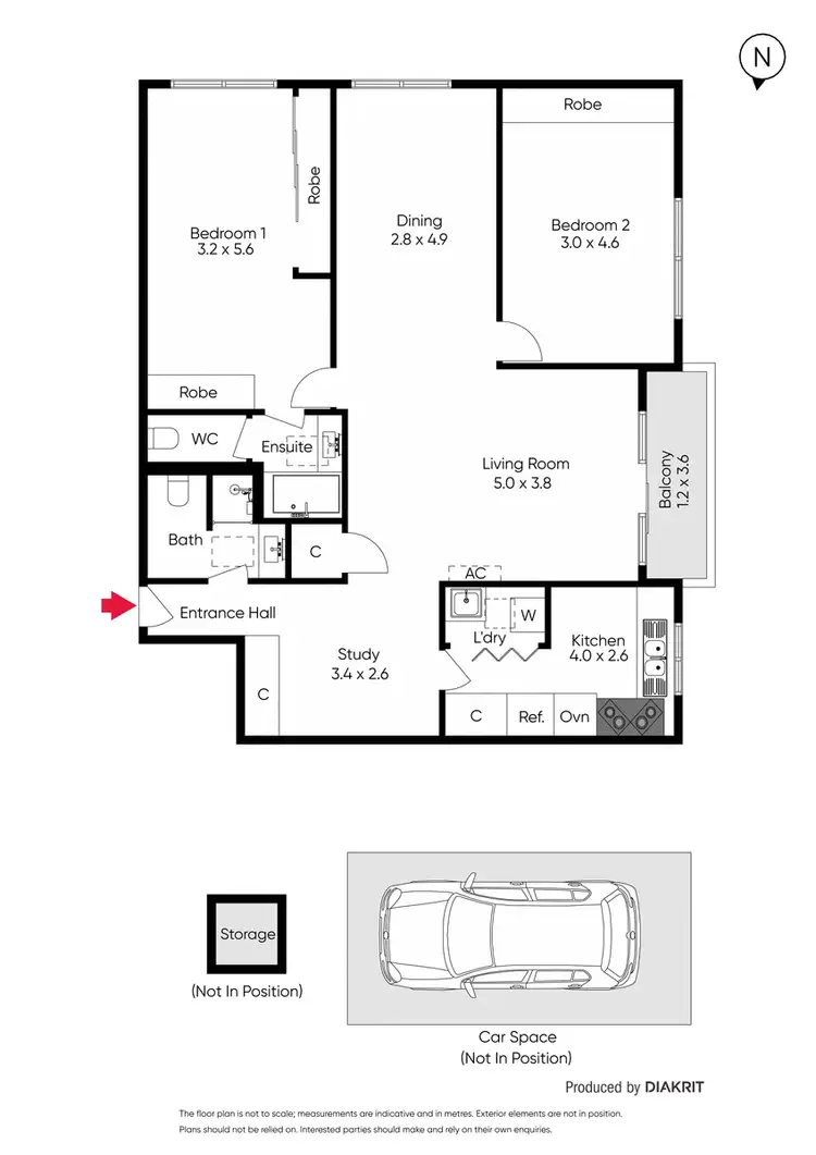 Floorplan of Homely apartment listing, 4/153 Wattletree Road, Malvern VIC 3144