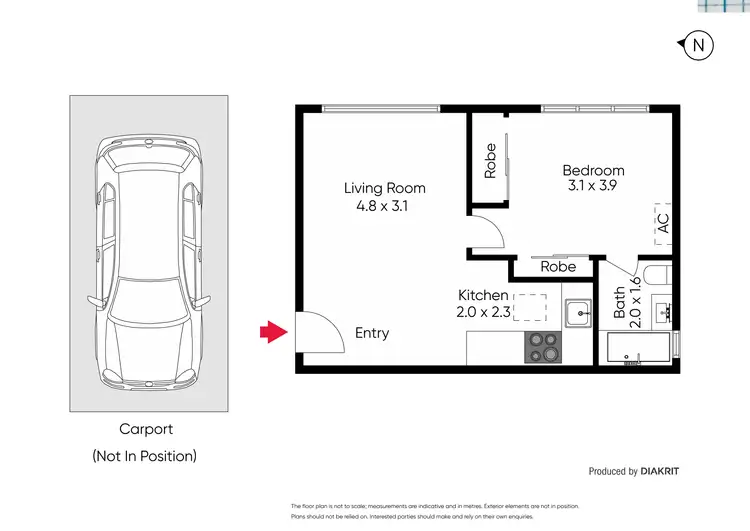 Floorplan of Homely apartment listing, 9/37 Osborne Avenue, Glen Iris VIC 3146