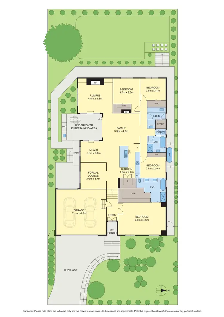 Floorplan of Homely house listing, 83 Bellbird Road, Diamond Creek VIC 3089
