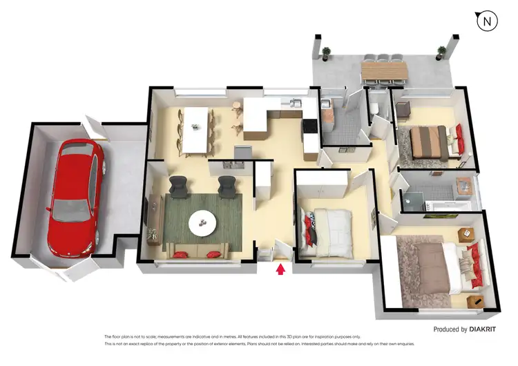 Floorplan of Homely house listing, 42 Quail Crescent, Melton VIC 3337