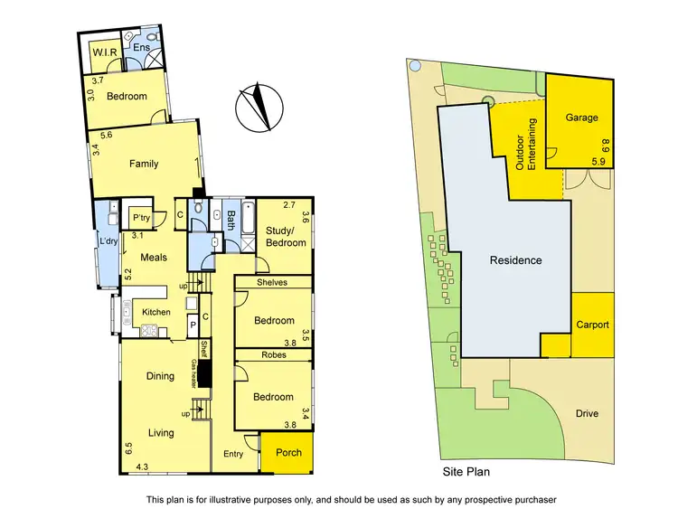 Floorplan of Homely house listing, 9 Bimbadeen Crescent, Yallambie VIC 3085