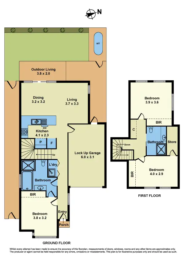 Floorplan of Homely house listing, 3/27 Carmen Street, Newport VIC 3015