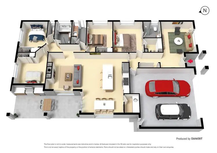 Floorplan of Homely house listing, 3 Paramount Parade, Alfredton VIC 3350