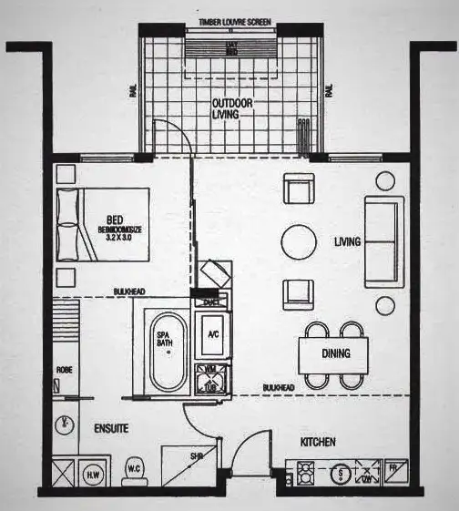 Floorplan of Homely apartment listing, 524/32 Hastings Street, Noosa Heads QLD 4567