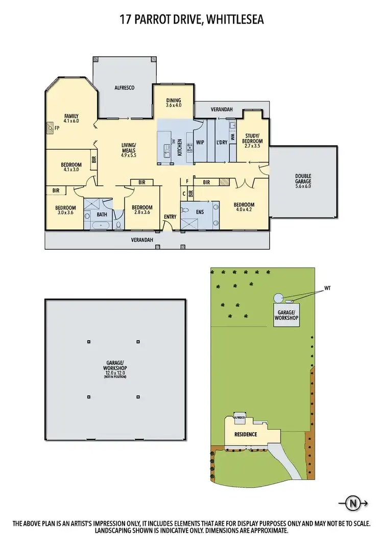 Floorplan of Homely house listing, 17 Parrot Drive, Whittlesea VIC 3757