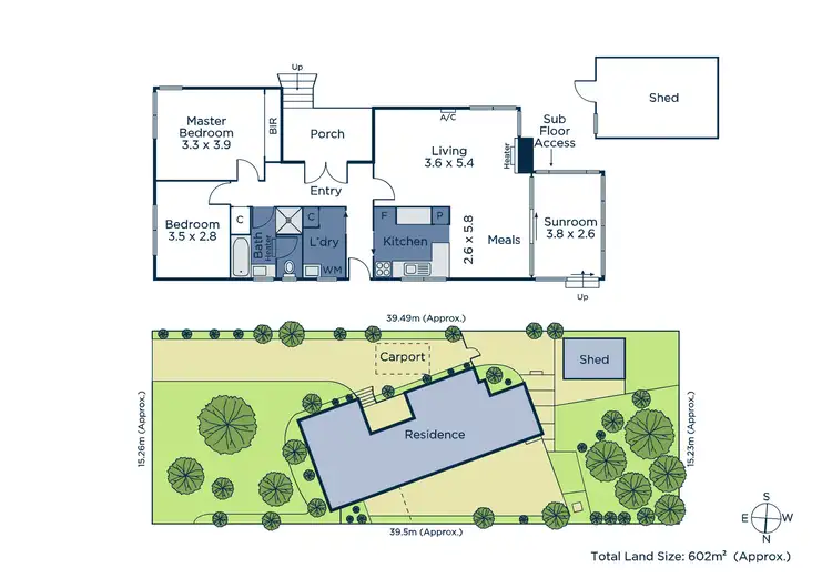 Floorplan of Homely house listing, 21 Balwyn Road, Bulleen VIC 3105