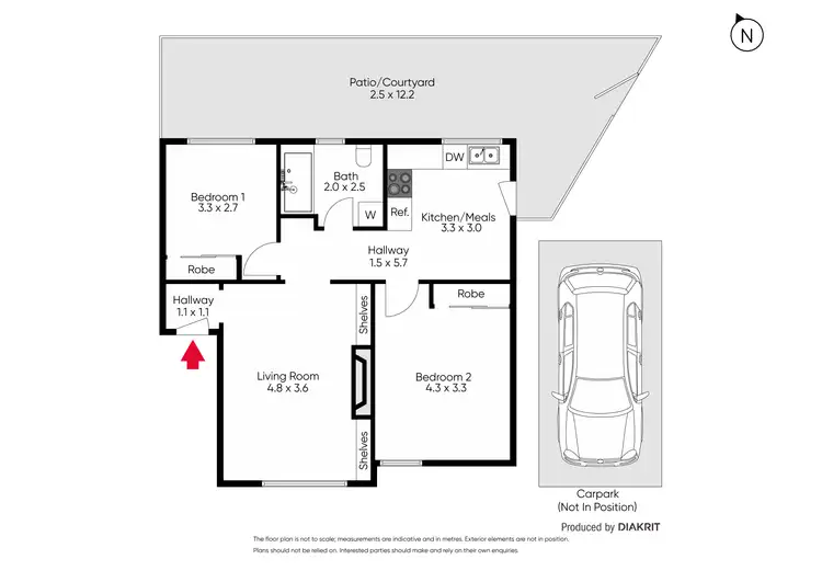 Floorplan of Homely apartment listing, 4/176 Barkly Street, St Kilda VIC 3182