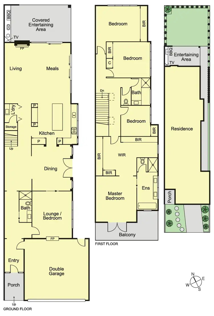 Floorplan of Homely townhouse listing, 5a Foster Avenue, Glen Huntly VIC 3163