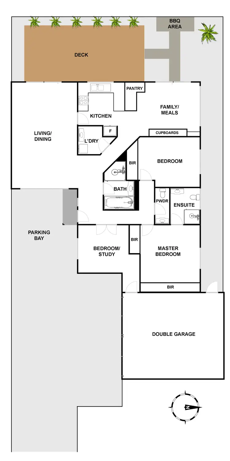 Floorplan of Homely unit listing, 2/50 Lansdowne Road, St Kilda East VIC 3183