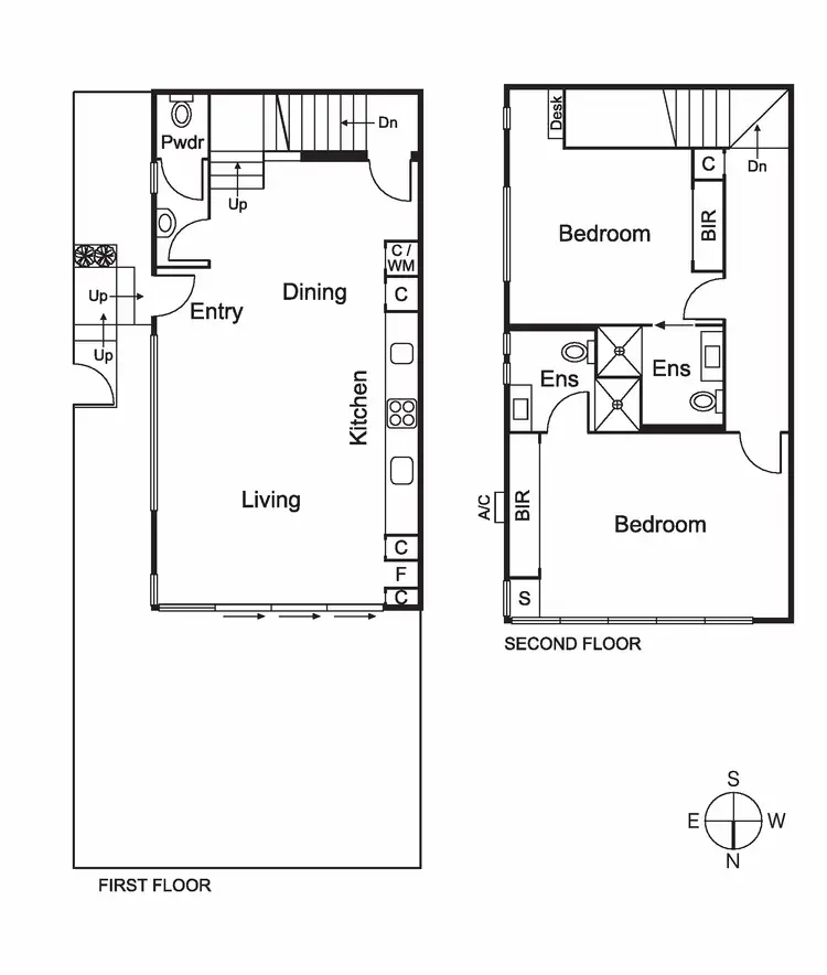 Floorplan of Homely townhouse listing, 4/892 Glen Huntly Road, Caulfield South VIC 3162