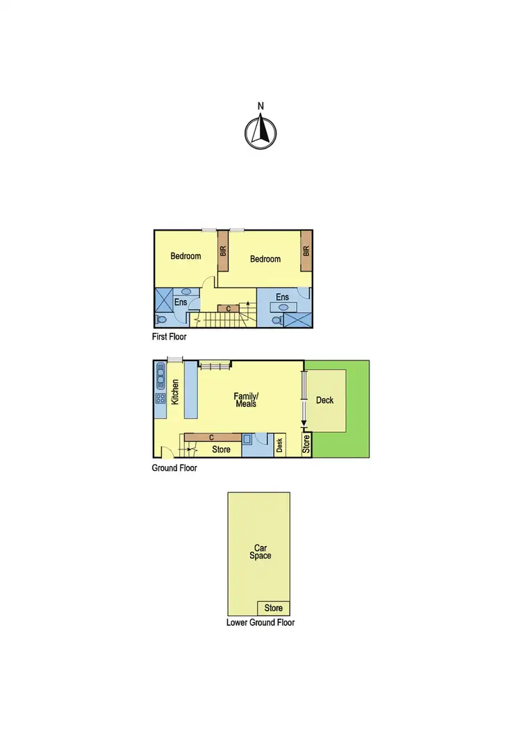 Floorplan of Homely townhouse listing, 9/5 Eldale Avenue, Greensborough VIC 3088