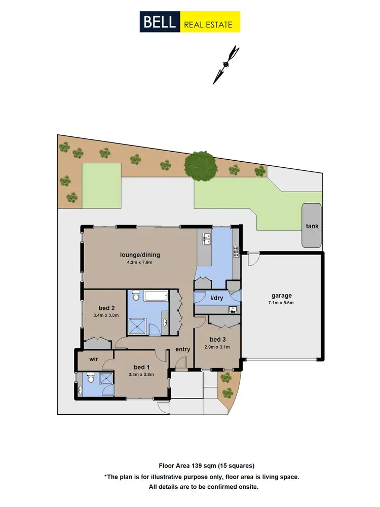 Floorplan of Homely unit listing, 5a Landy Court, Kilsyth VIC 3137
