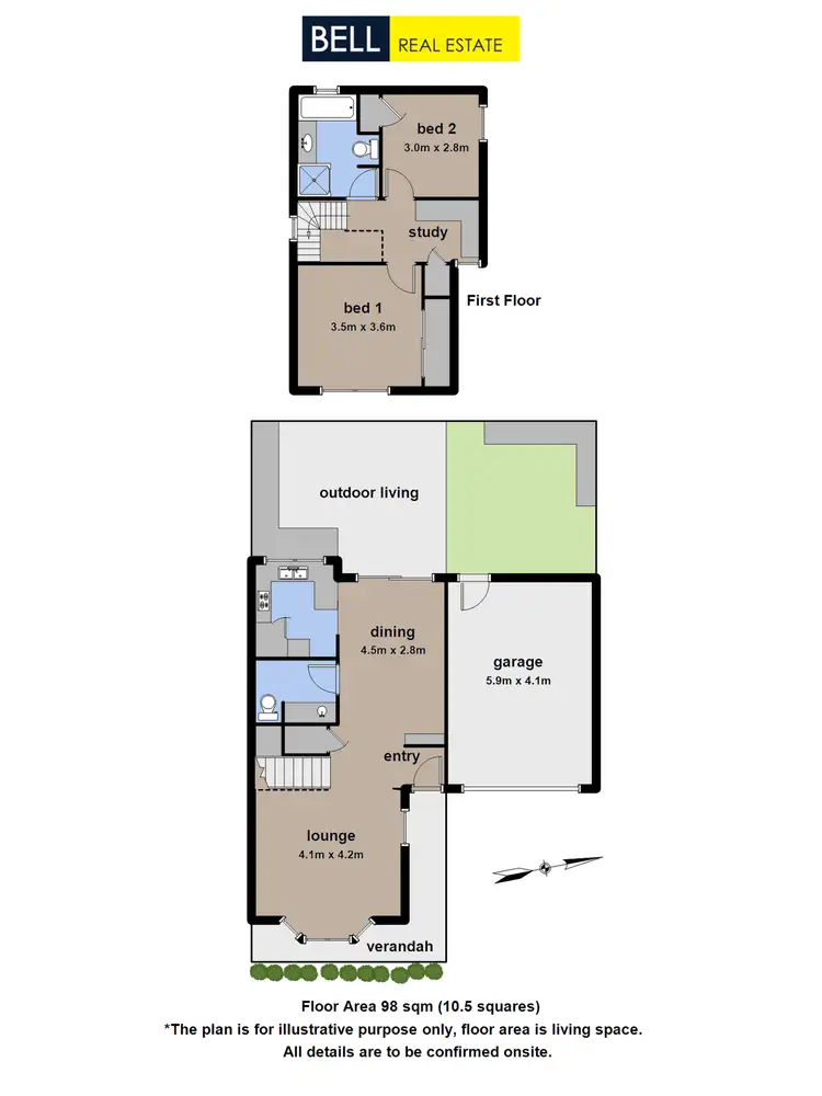 Floorplan of Homely townhouse listing, 11/30 Wattletree Road, Ferntree Gully VIC 3156