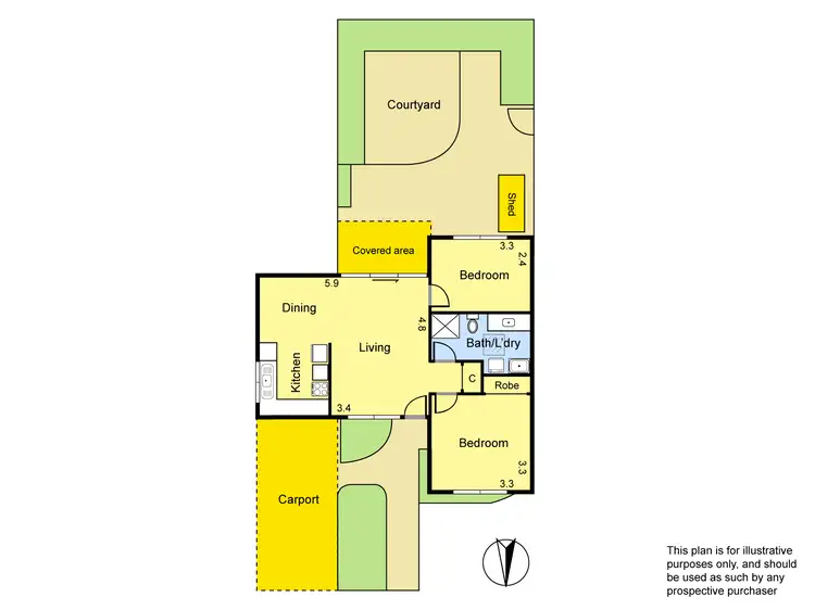 Floorplan of Homely unit listing, 24/43 - 45 Railway Parade, Eltham VIC 3095