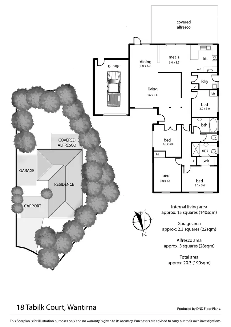 Floorplan of Homely house listing, 18 Tabilk Court, Wantirna VIC 3152