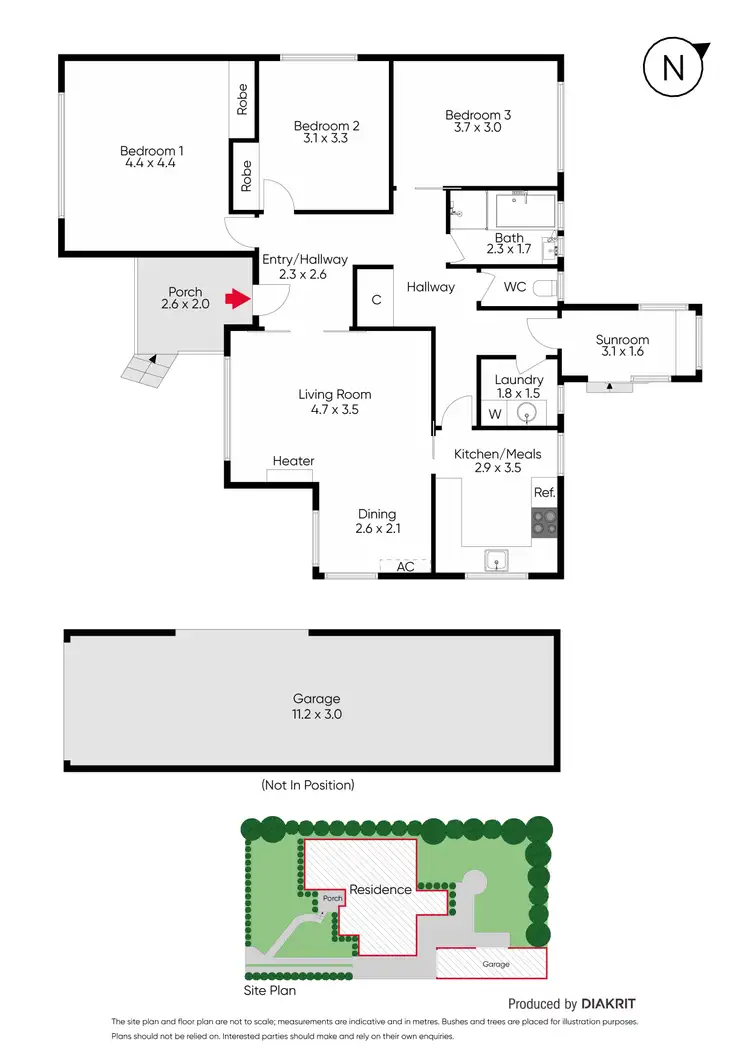 Floorplan of Homely house listing, 11 Argyle Street, Bentleigh East VIC 3165