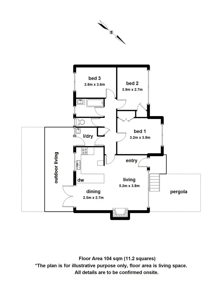 Floorplan of Homely house listing, 8 Park Drive, Belgrave VIC 3160