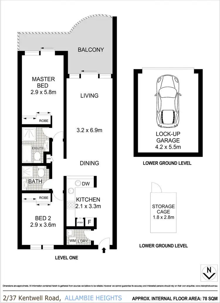 Floorplan of Homely apartment listing, 2/37 Kentwell Road, Allambie Heights NSW 2100