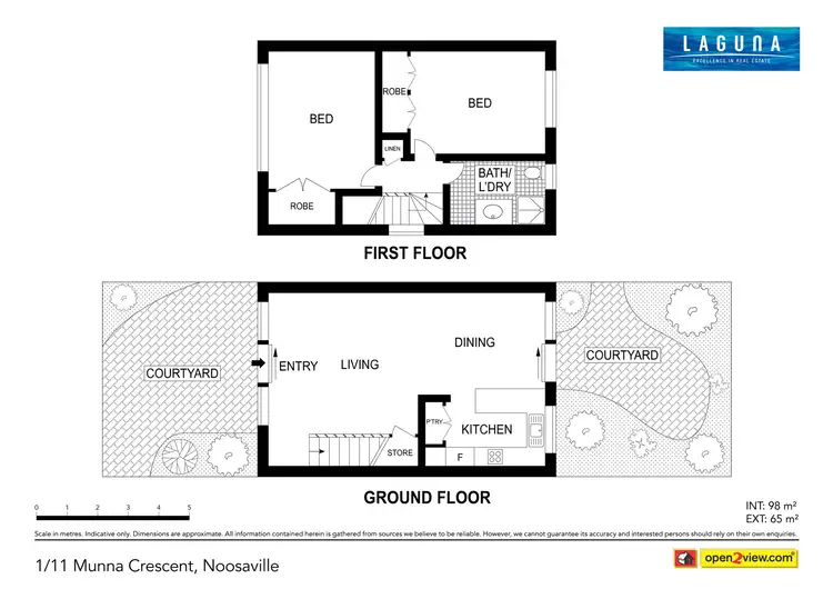 Floorplan of Homely unit listing, 1/11 Munna Crescent, Noosaville QLD 4566