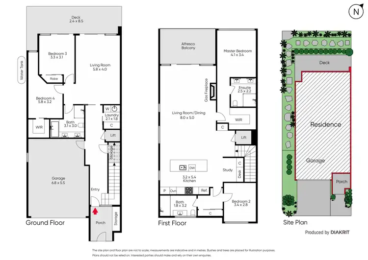 Floorplan of Homely townhouse listing, 3/2 Nepean Highway, Dromana VIC 3936
