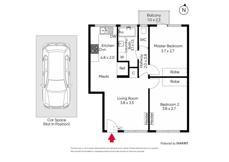 Floorplan of Homely apartment listing, 16/15 Elm Avenue, Elsternwick VIC 3185