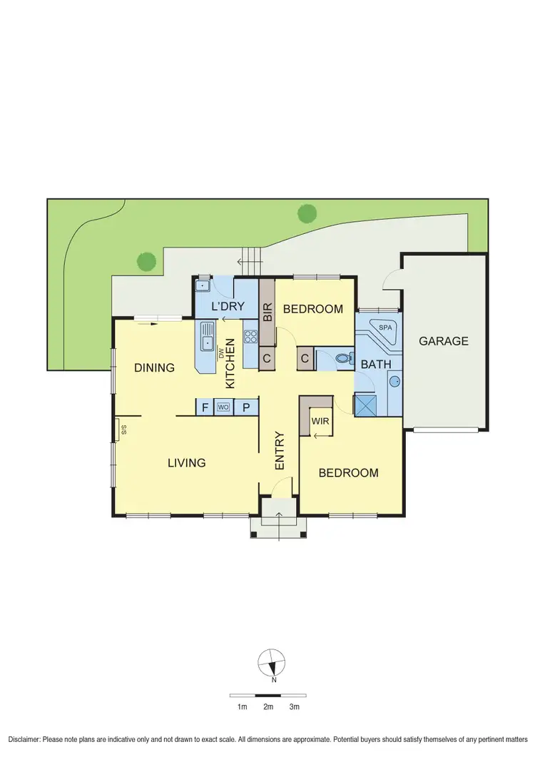Floorplan of Homely unit listing, 2/22 Nicholson Close, Research VIC 3095