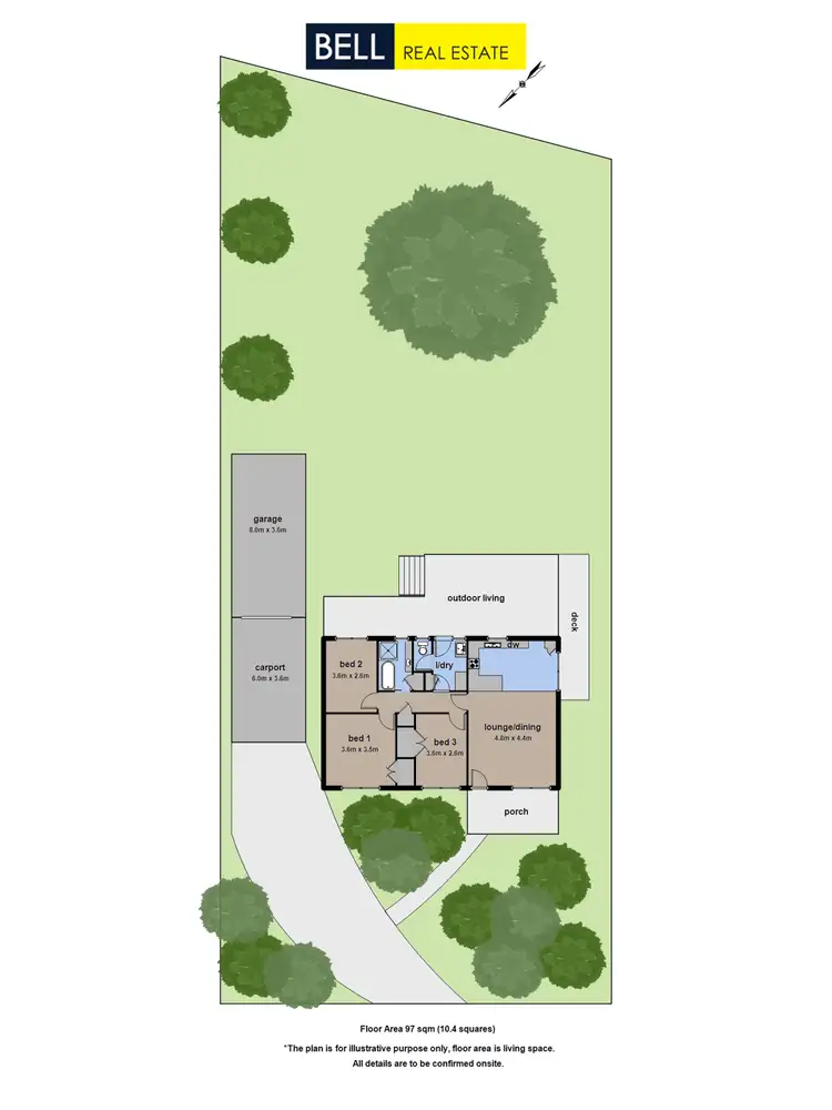 Floorplan of Homely house listing, 5 Roland Avenue, Mount Evelyn VIC 3796