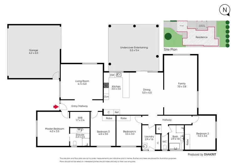 Floorplan of Homely house listing, 15 Natisone Place, Skye VIC 3977
