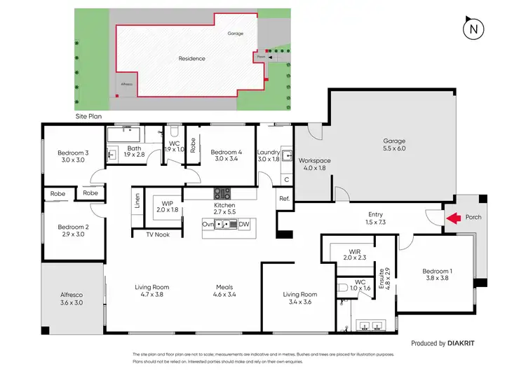 Floorplan of Homely house listing, 13 Aporum Avenue, Wyndham Vale VIC 3024